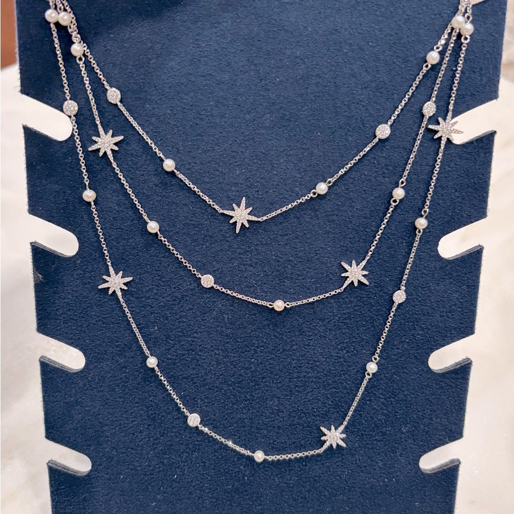 APM Monaco Meteorites Pearl Long Necklace